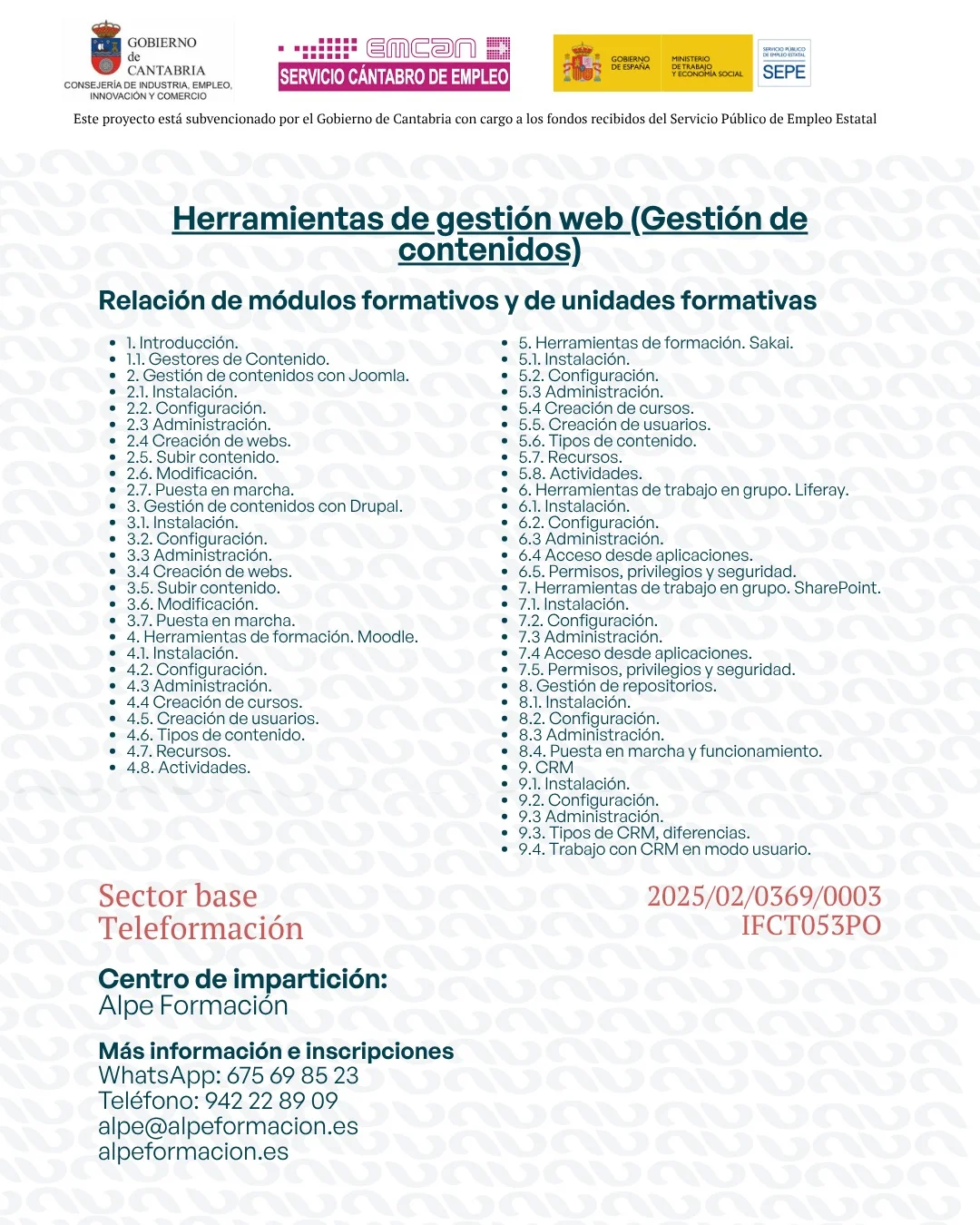 HERRAMIENTAS DE GESTION WEB (GESTION DE CONTENIDOS)