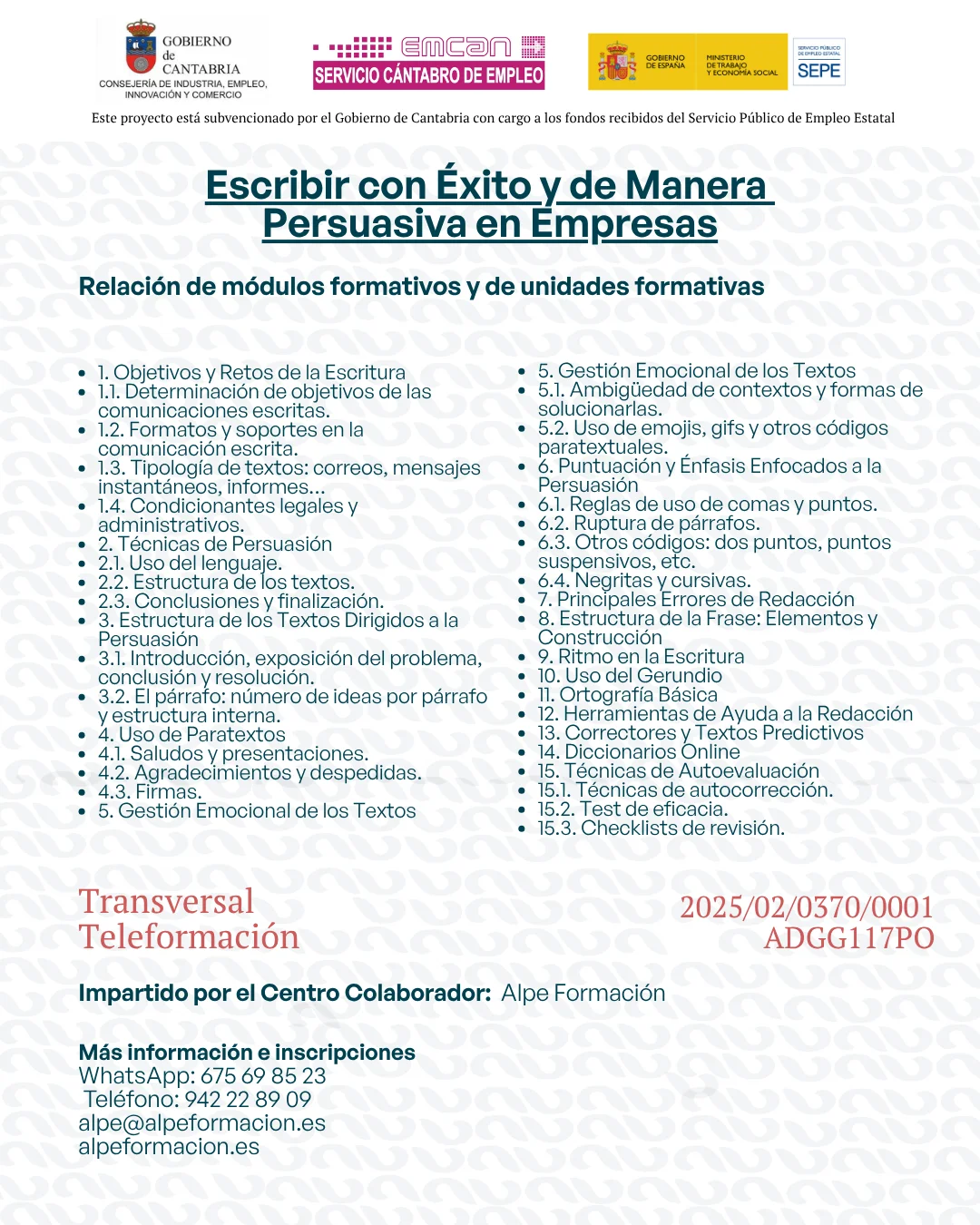 ESCRIBIR CON ÉXITO Y DE MANERA PERSUASIVA EN EMPRESAS