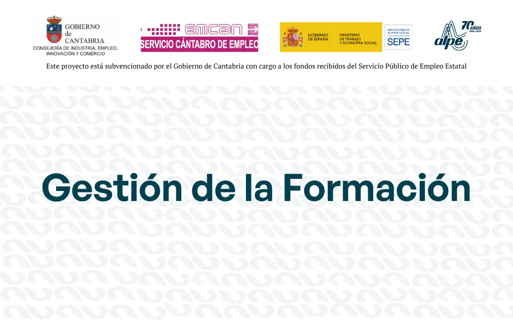 GESTIÓN DE LA FORMACIÓN