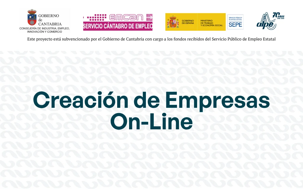 CREACIÓN DE EMPRESAS ON-LINE