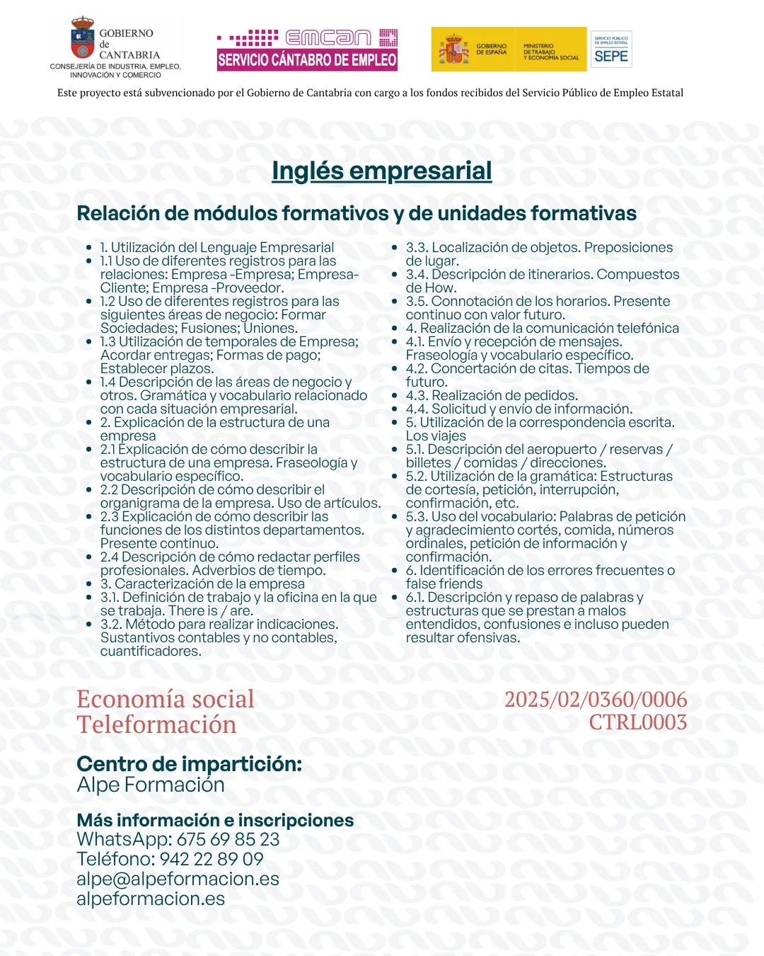 INGLÉS EMPRESARIAL
