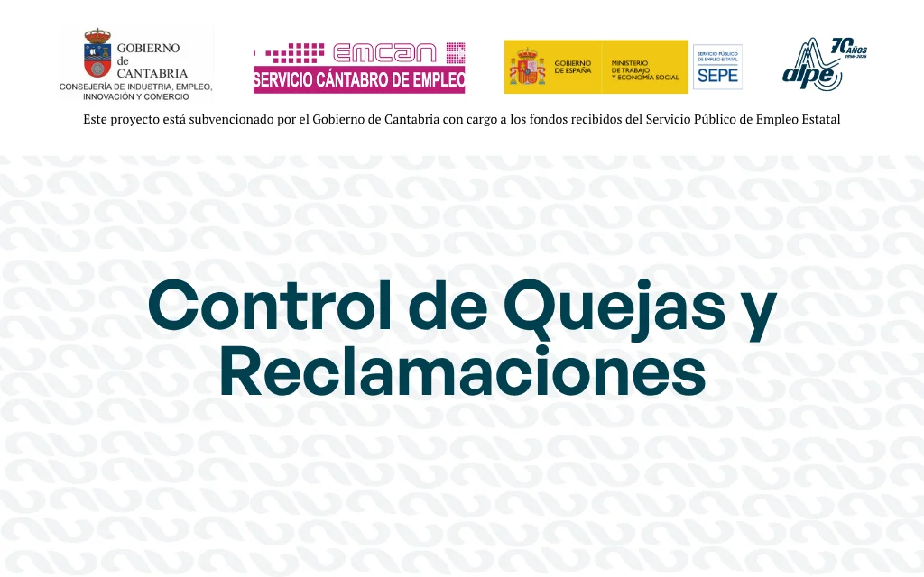 CONTROL DE QUEJAS Y RECLAMACIONES