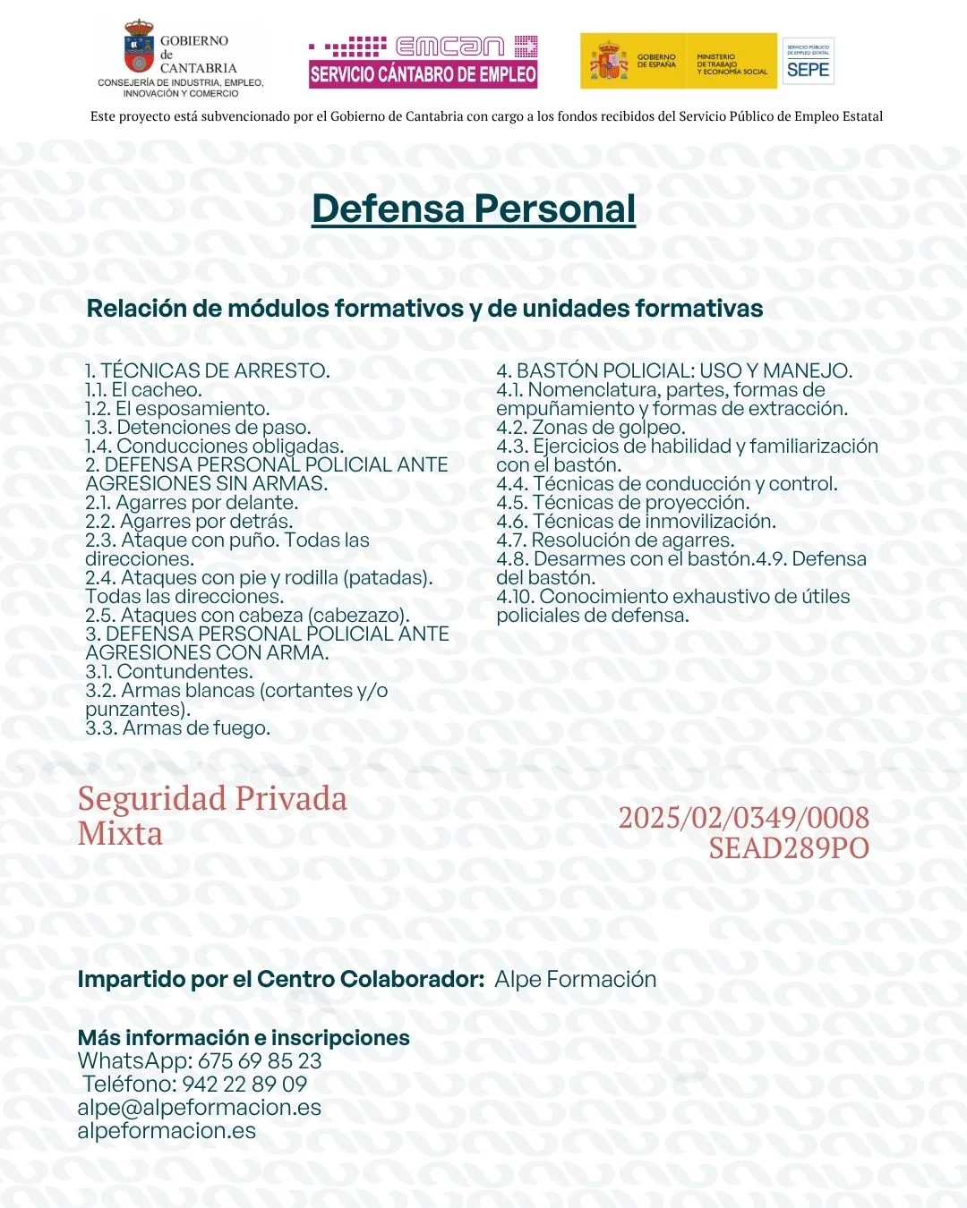 DEFENSA PERSONAL