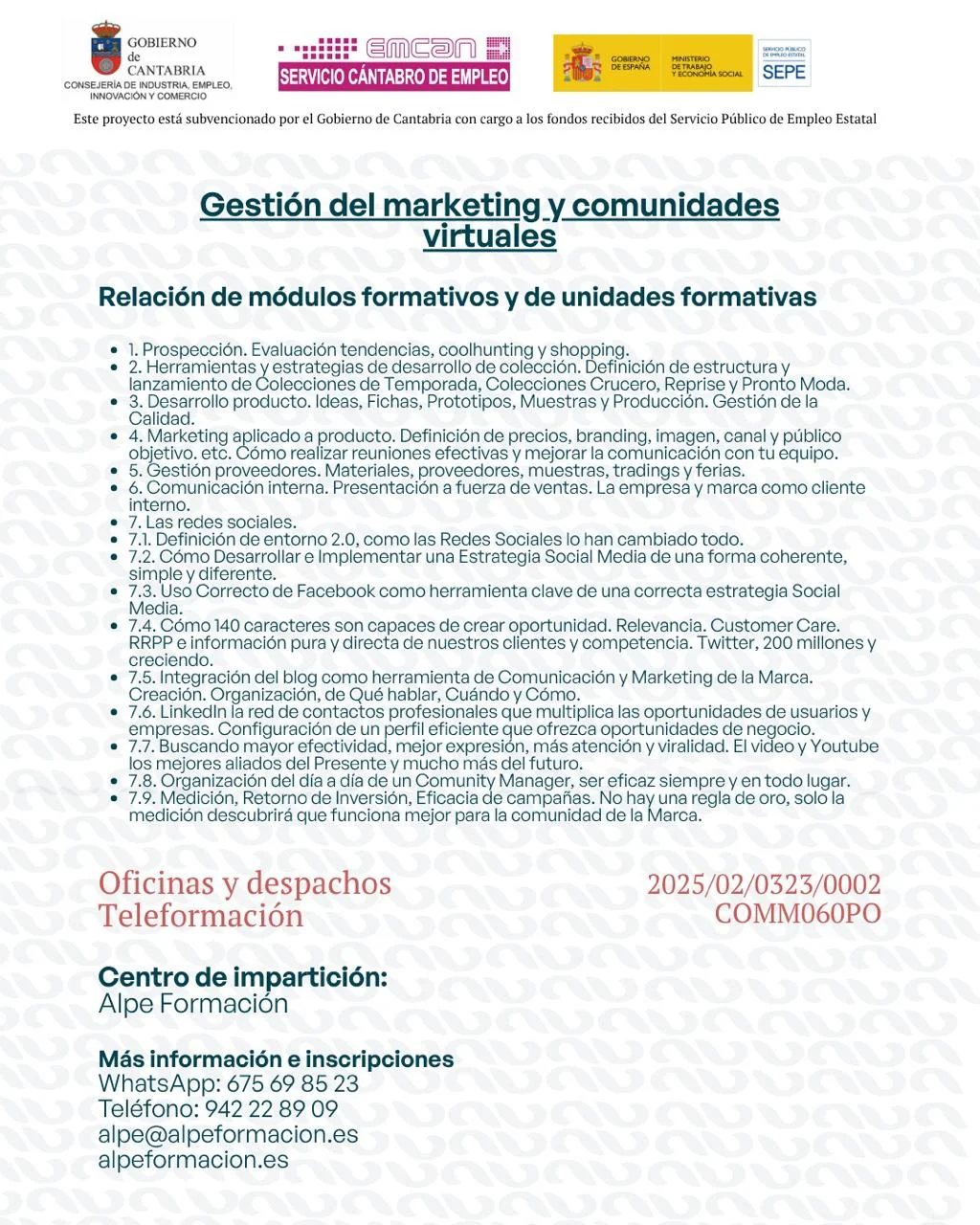 GESTION DEL MARKETING Y COMUNIDADES VIRTUALES