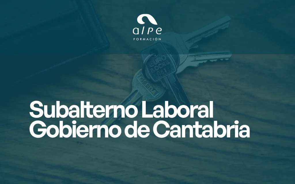 Subalterno Laboral Gobierno de Cantabria