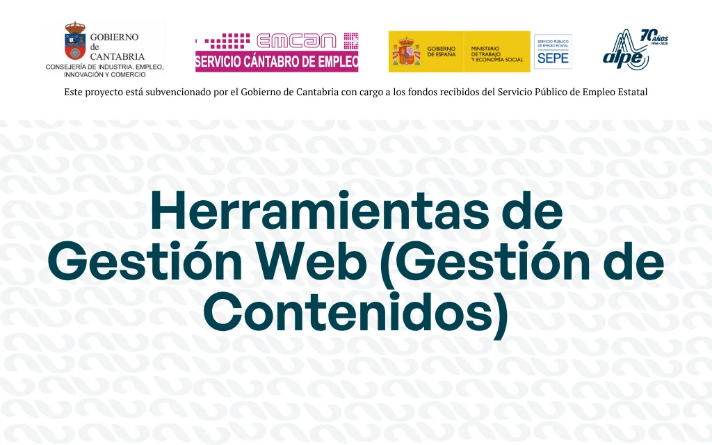 HERRAMIENTAS DE GESTION WEB (GESTION DE CONTENIDOS)