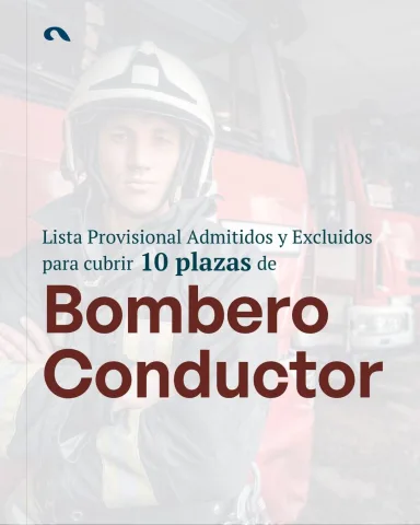 Convocatoria Bombero-Conductor Santander 2025: Lista Provisional