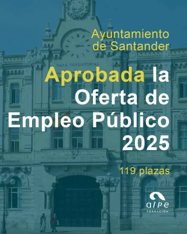 El Ayuntamiento de Santander aprueba la oferta de empleo público para 2025 con 119 plazas