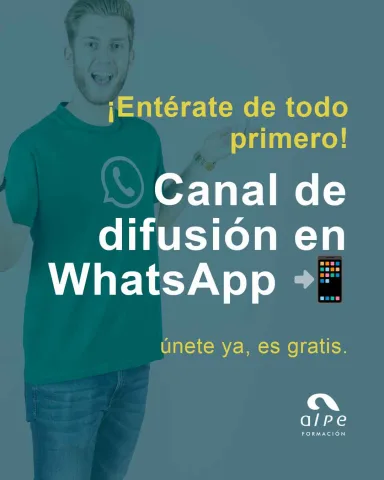 ¡Te Presentamos el Nuevo Canal de Difusión de Alpe Formación en WhatsApp!