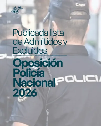 Publicada lista de Admitidos y excluidos Policía Nacional 2026: consulta y plazo de subsanación