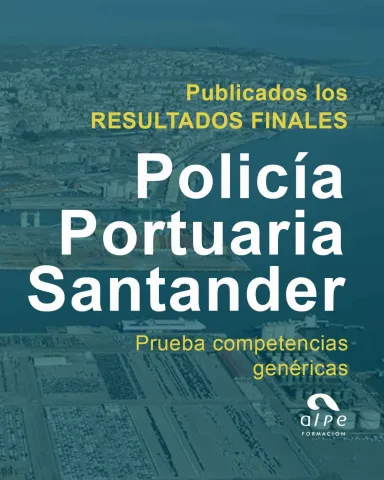 Publicado Resultados Finales Competencias Genéricas Policía Portuaria.