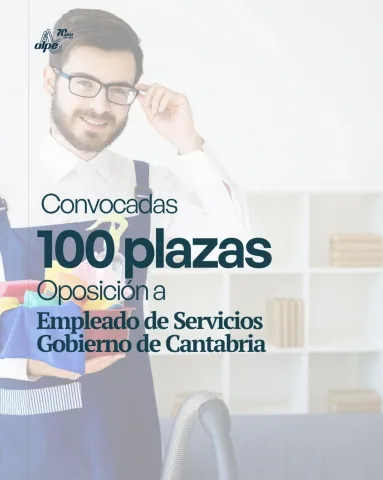 Convocadas 100 plazas de Empleado de Servicios en Cantabria 2026