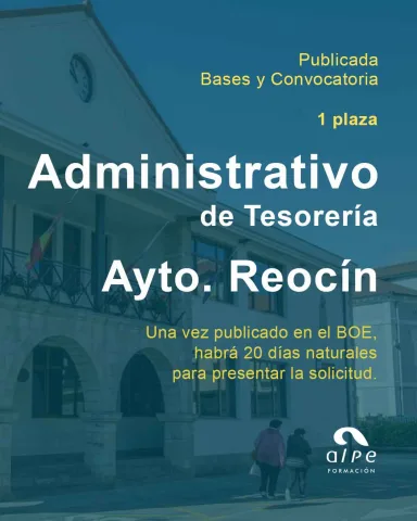 Convocatoria Administrativo Tesorería Reocín 2025: todo lo que necesitas saber