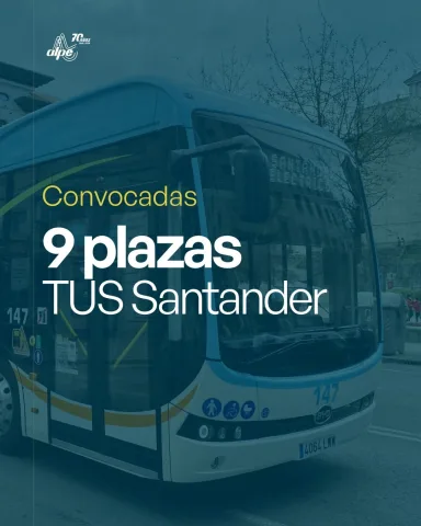 Convocatoria de plazas en Transportes Urbanos de Santander: conductor y peón especialista