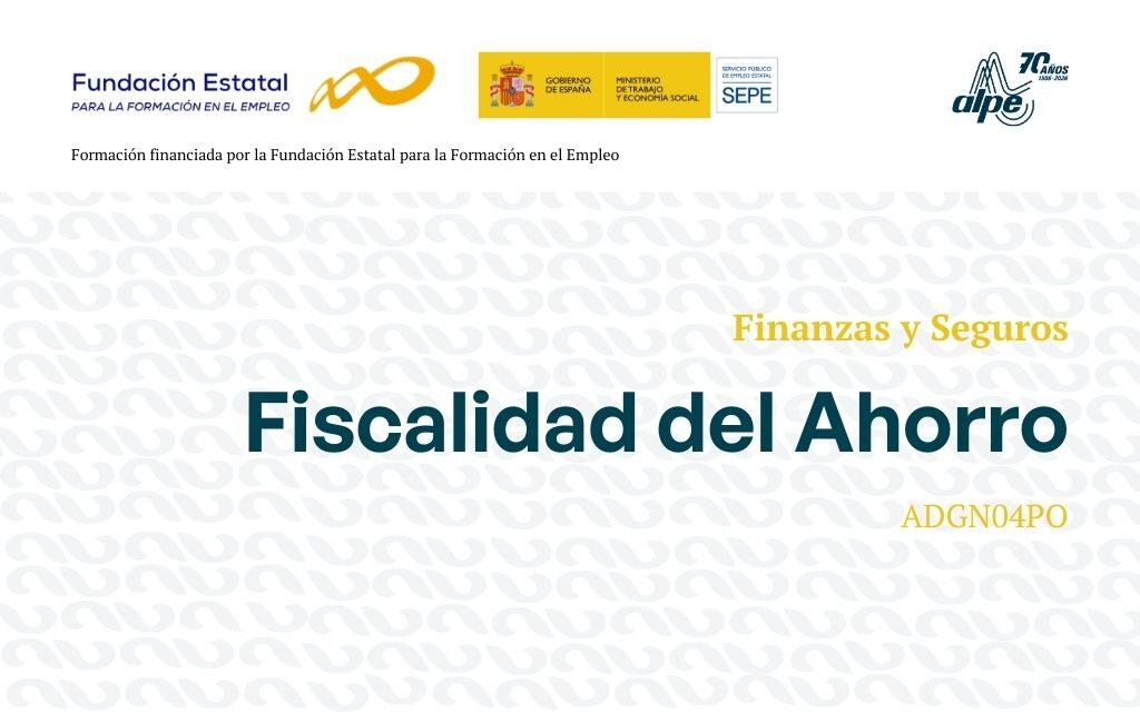 Fiscalidad del ahorro