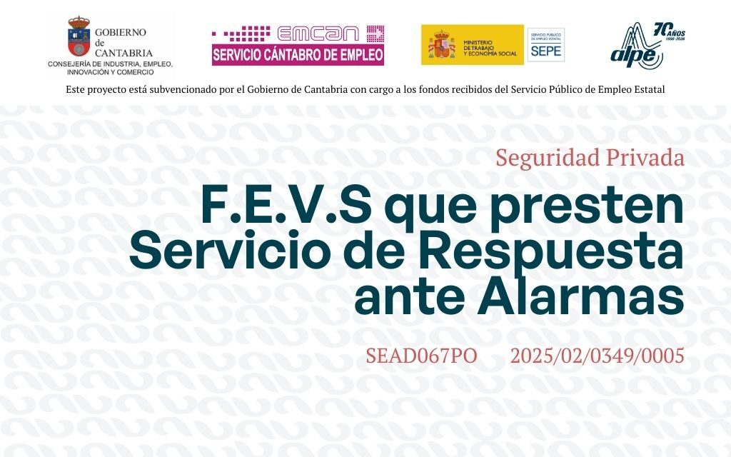 F.E.V.S. QUE PRESTEN SERVICIO DE RESPUESTA ANTE ALARMAS