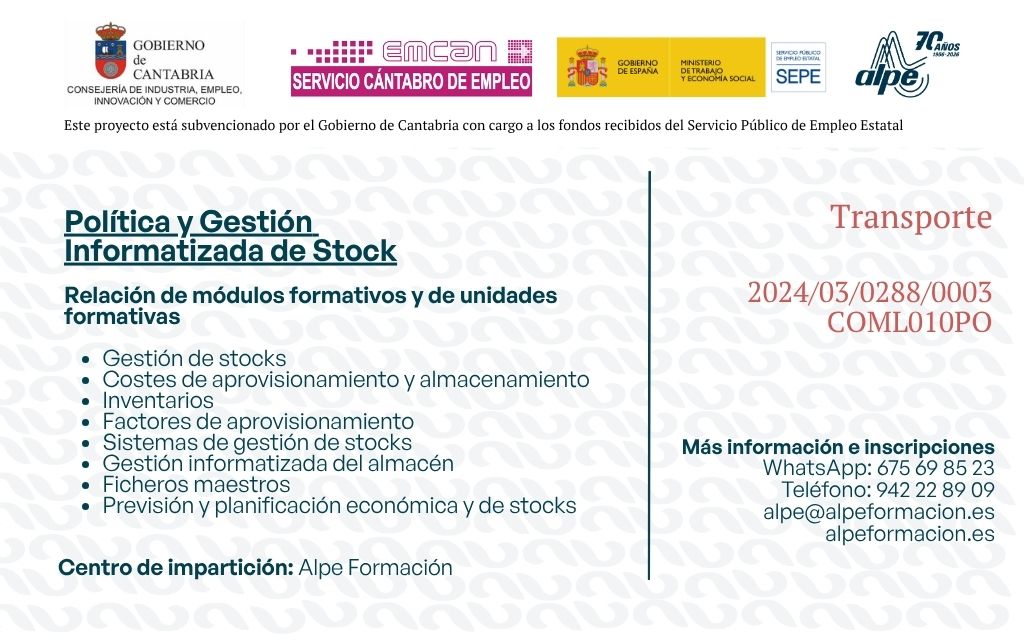 Política y Gestión Informatizad de Stock