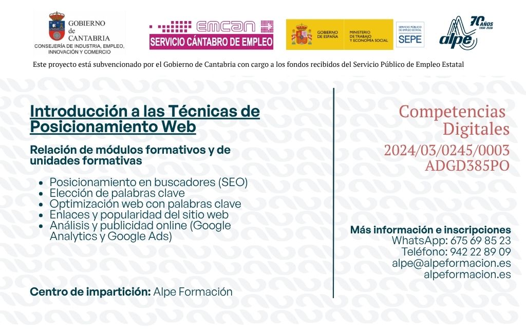 Introducción a las Técnicas de Posicionamiento Web