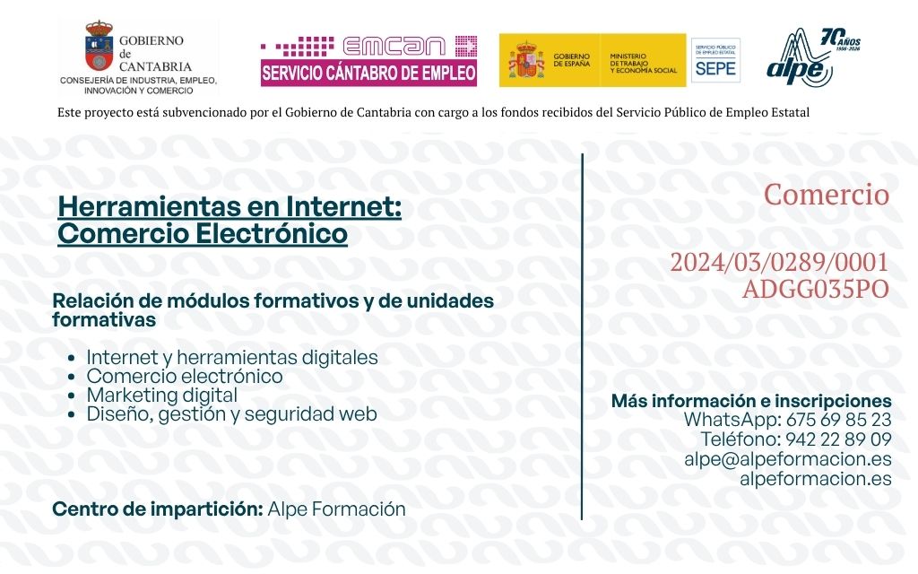 Herramientas en Internet: Comercio Electrónico