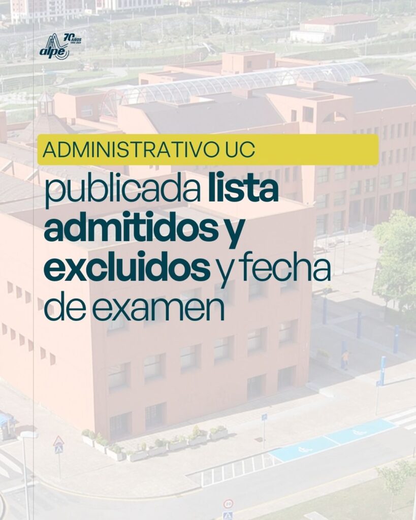 Lista provisional Administrativo Universidad de Cantabria 2026