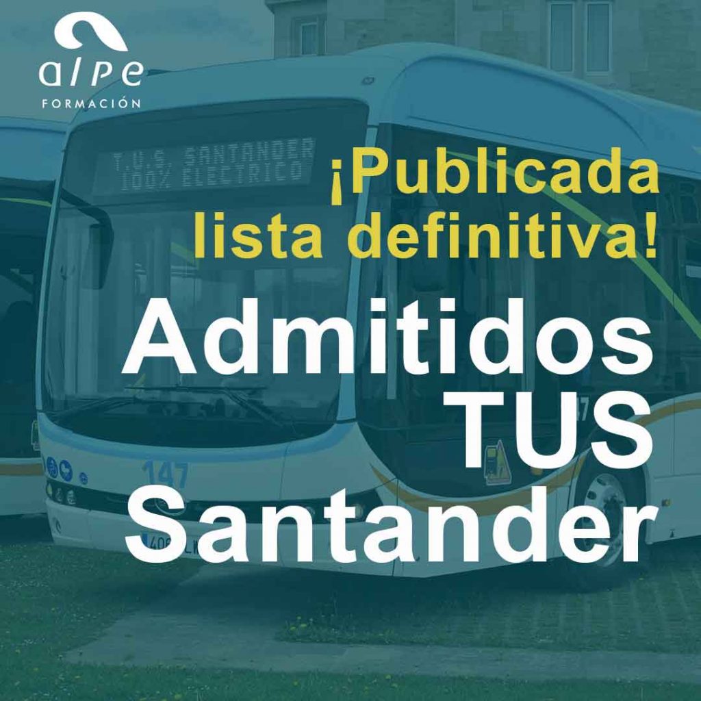 Lista Definitiva de Admitidos TUS Santander