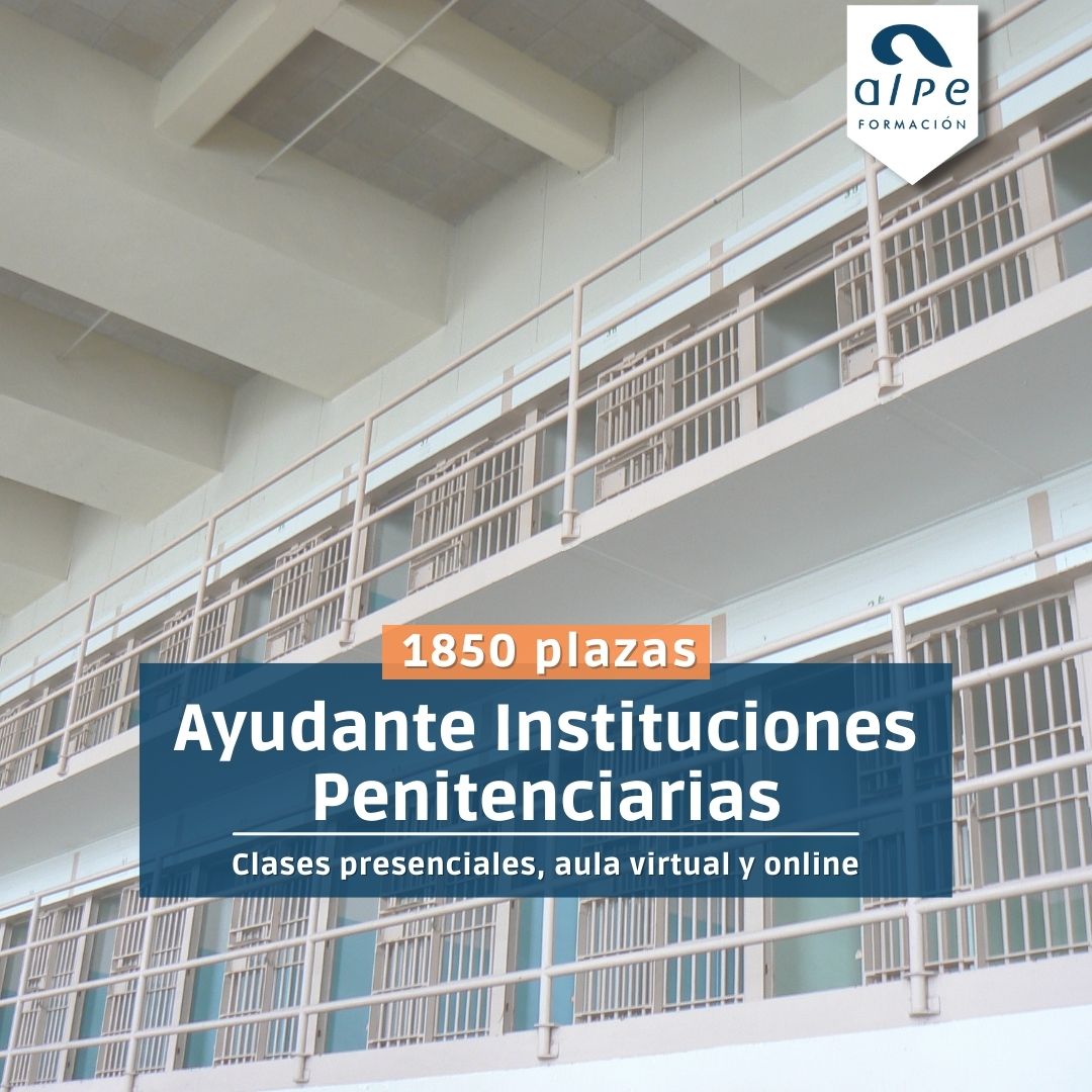 Convocatoria Ayudantes de Instituciones Penitenciarias