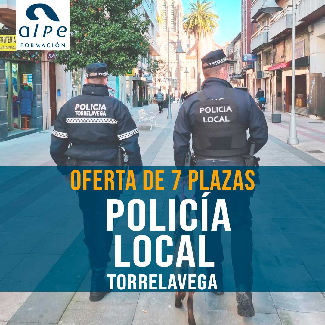 7 plazas policía local Torrelavega