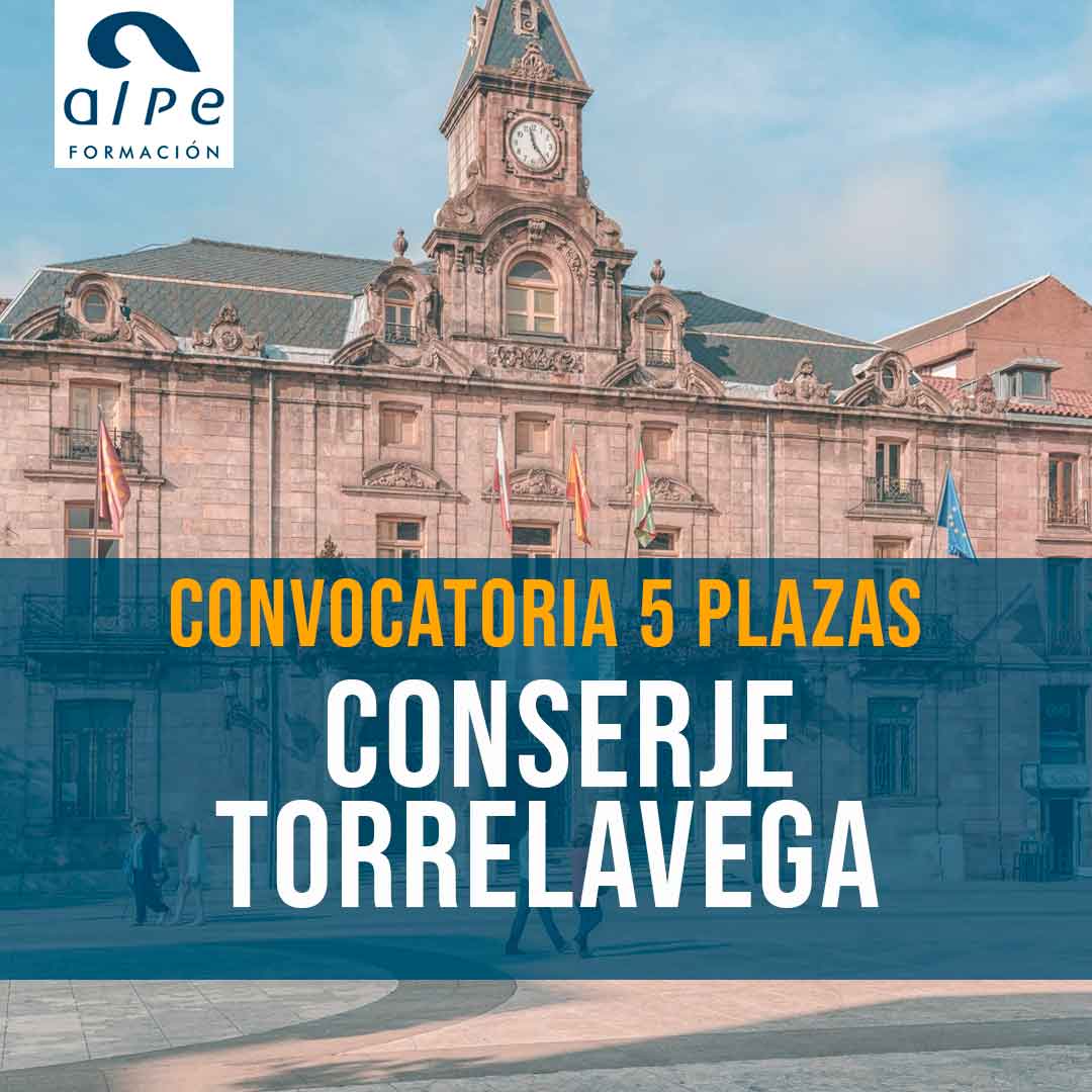 Convocatoria 5 plazas Conserje en Torrelavega
