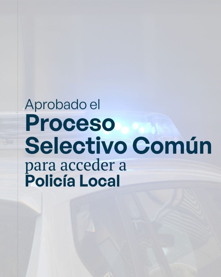 Proceso Selectivo Común: Policía Local Cantabria 2025
