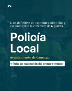 Policía Local Camargo 2025