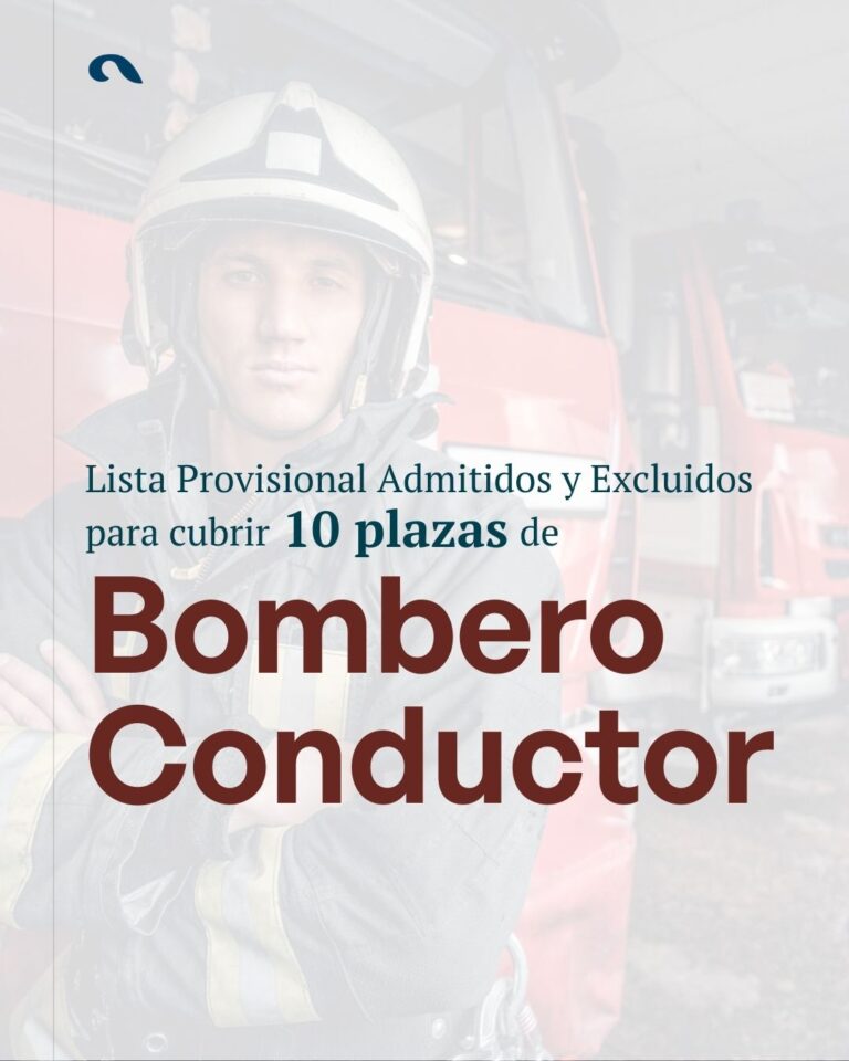 oposiciones Bombero-Conductor Santander 2025