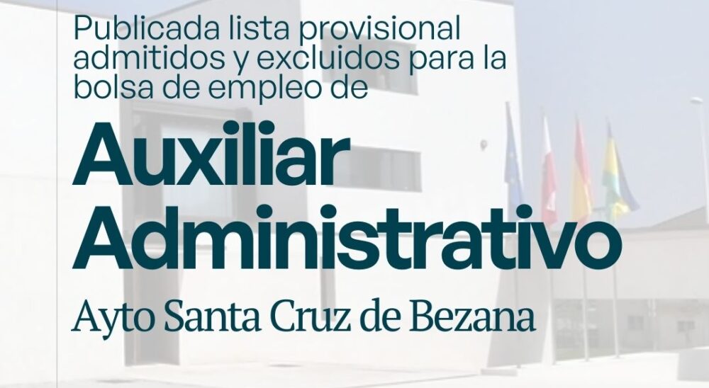 Lista Auxiliar Administrativo Bezana