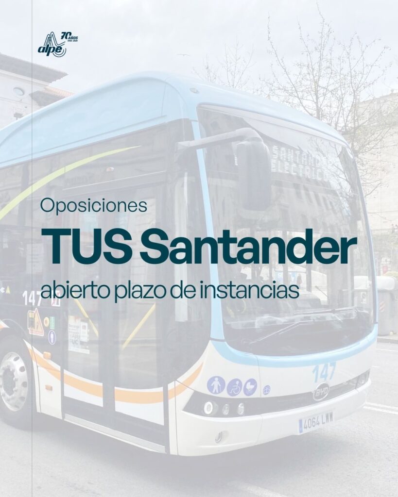 oposiciones TUS Santander 2026