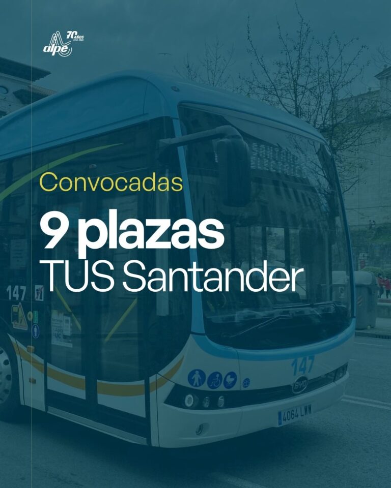 Convocatoria de plazas en Transportes Urbanos de Santander: conductor y peón especialista
